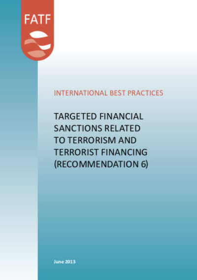 Best practices. Targeted financial sanctions related to terrorism and terrorist financing (Recommendation 6)