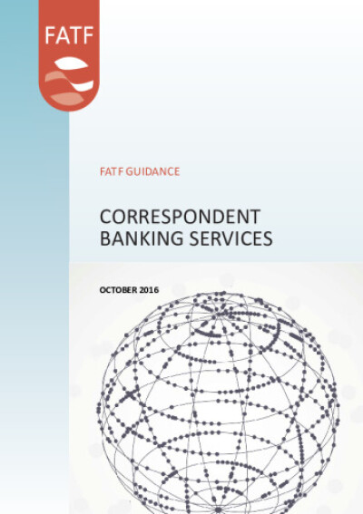 FATF guidance. Correspondent banking services