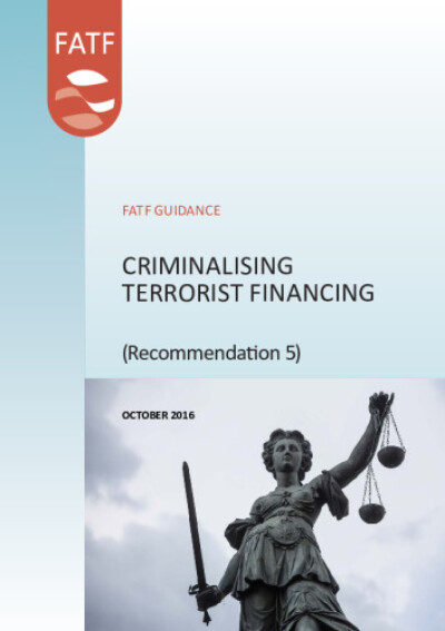 FATF guidance. Criminalising terrorist financing (rec-5)