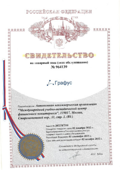 Свидетельство на товарный знак «Графус»